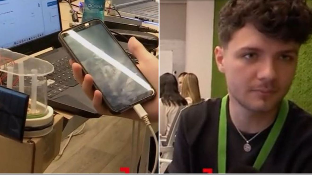 Un student clujean a creat pantofii care încarcă telefonul în mers / A obținut locul 3 la competiția ”Internet of Things Student Challenge”