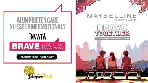 BRAVE TALK: Într-o lume în care oricine poate duce o luptă cu anxietatea și depresia, sprijinul unui prieten devine cel mai important ajutor. Dar de multe ori, nu știm cum să îl oferim.
