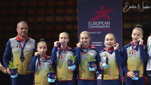 Două medalii de argint pentru România la Campionatele Europene de Gimnastică pentru juniori / Amelia Ghigoarță e vicecampioană europeană la individual compus