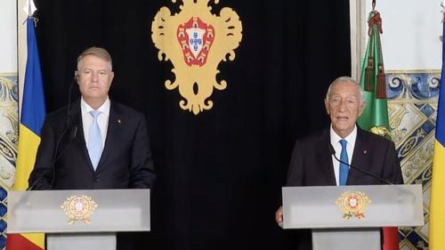 Iohannis, din Portugalia: Prezenţa militarilor portughezi în România reprezintă un semnal puternic al solidarităţii şi al sprijinului Portugaliei pentru întărirea securităţii României