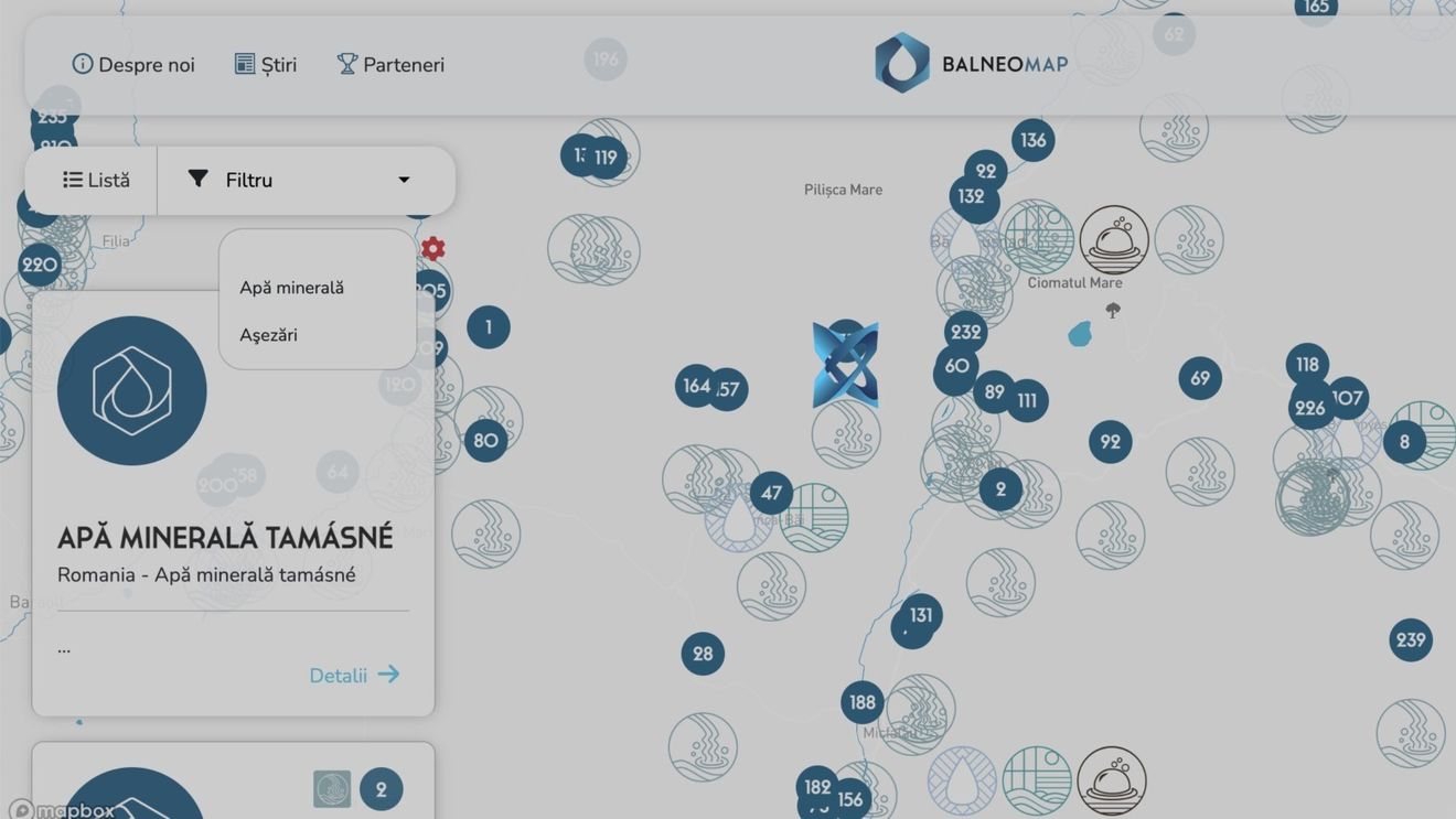 Covasna: Harta digitală a apelor minerale „BalneoMap”, lansată la Balvanyos