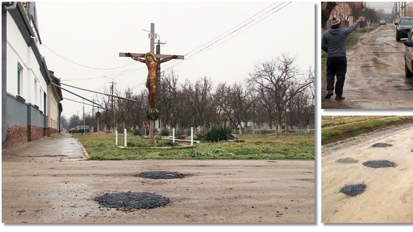 Un timișean și-a plombat singur gropile de pe stradă / „Acuma e un pic mai bine așa. Te unge un pic pe inimă (...) Ce pot să spun, România lucrului bine făcut”