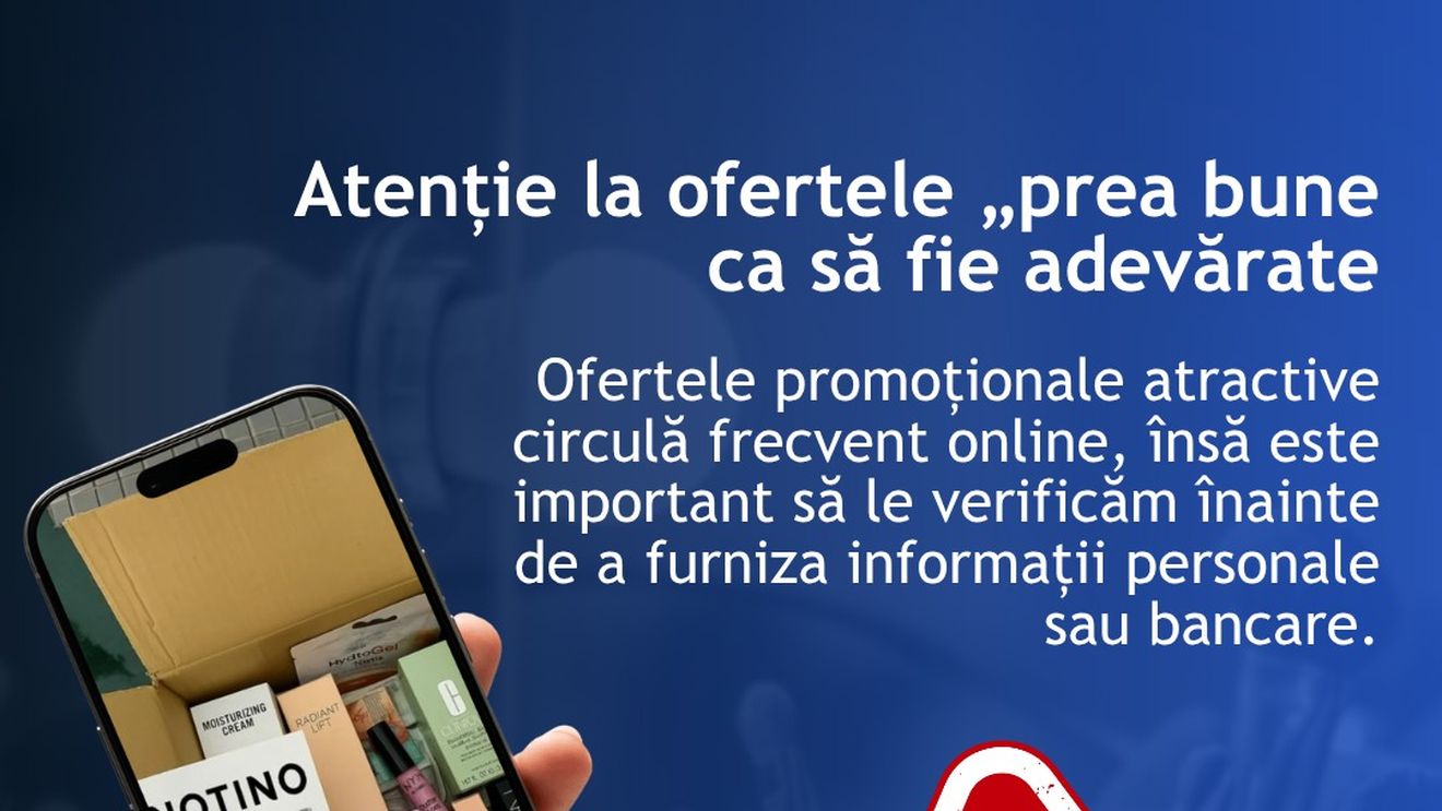 Tentativă de fraudă cu identitatea Notino, propagată în online / Utilizatorii, îndemnați să comande o aşa-zisă „cutie misterioasă” cu produse cosmetice premium