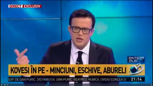 Antena 3, luată prin surprindere de votul pro-Kovesi din comisia CONT / Cum a încercat Gâdea să-i minimalizeze reușita: Pe când era procuror pe la Sibiu, nu avea un nivel de pregătire prea înalt, era tata lu’ fata (sic!)