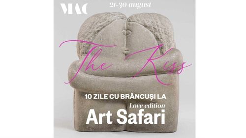 Celebra sculptură „Sărutul” de Constantin Brâncuşi, expusă la Art Safari Love Edition, în Capitală / Lucrarea va fi păzită non-stop