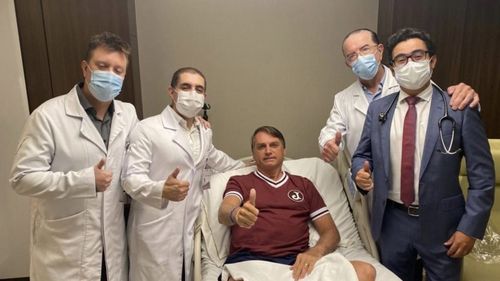 Preşedintele brazilian Jair Bolsonaro a anunţat pe Twitter că s-a externat din spital, după ce a fost internat sub suspiciunea de ocluzie intestinală