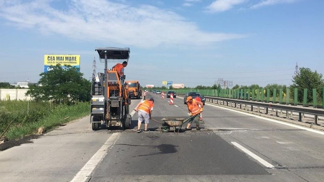 Trafic restricționat pe A1 București - Pitești din cauza unor lucrări