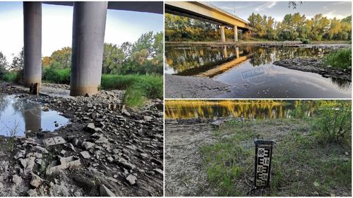 Râul Someș a ajuns la cel mai mic nivel din istoria măsurătorilor, cu 112 cm sub media multianuală normală din această perioadă / Recordul precedent era din anul 2019