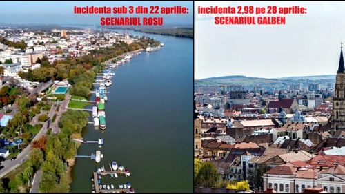 Condiții diferite pentru Brăila și Cluj Napoca, deși în ambele municipii a scăzut incidența infecțiilor de Covid-19 sub trei la mia de locuitori