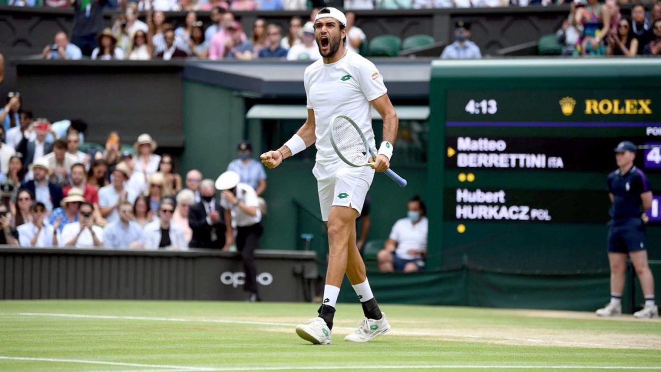 Tenis: Matteo Berrettini, primul italian care ajunge în finală la Wimbledon. El va juca contra lui Djokovic