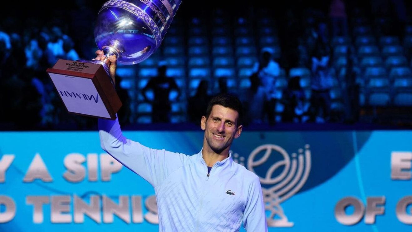 Novak Djokovic a câștigat turneul de la Tel Aviv, al 89-lea titlu ATP din carieră