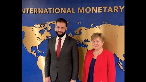 Întâlnire istorică între Ahmad al-Sharaa și Donald Trump, luni / Președintele Siriei a discutat cu șefa FMI despre redresarea economică a țării măcinate de 13 ani de război civil