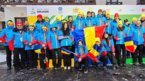 S-a încheiat Festivalul Olimpic al Tineretului European Bakuriani 2025 / România a preluat oficial steagul olimpic european pentru organizarea FOTE 2027