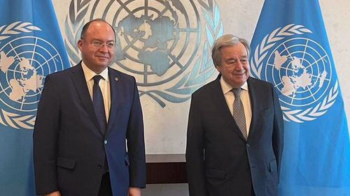 Bogdan Aurescu s-a întâlnit la New York cu secretarul general al ONU, Antonio Guterres/ Discuții despre climă și războiul din Ucraina