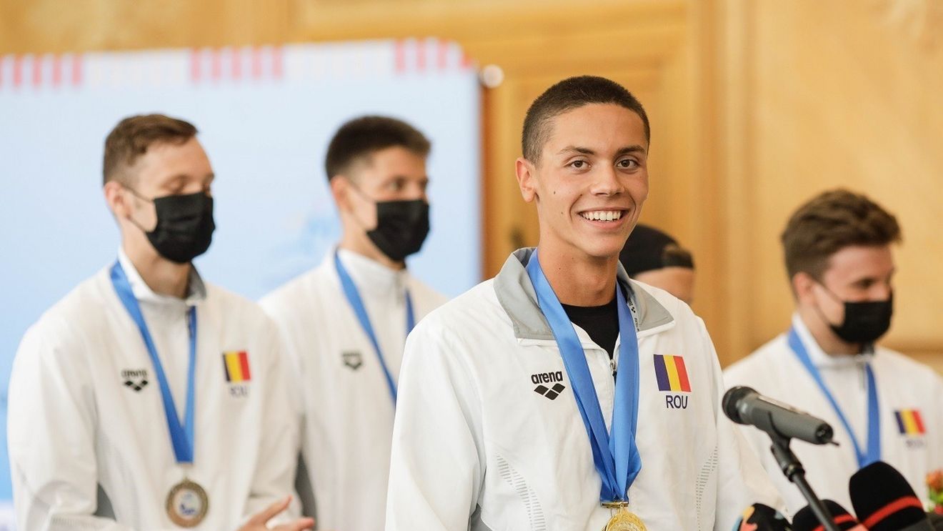 Multiplu campion la înot, la Europene, David Popovici spune că la Tokyo va face tot ceea ce poate el mai bine pentru a se califica într-o finală olimpică