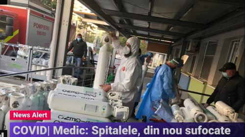 Secțiile ATI din toată țara sunt pline cu pacienți cu COVID / Medic: „Acea cifră de 4.400 de infectați nu este reală. Sunt mult mai mulți”