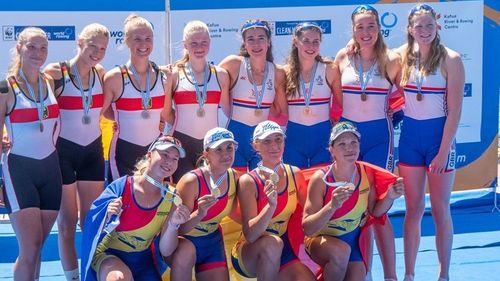 Patru medalii la Campionatele Mondiale de canotaj Under-19, din Italia, una de aur, una de argint şi două de bronz
