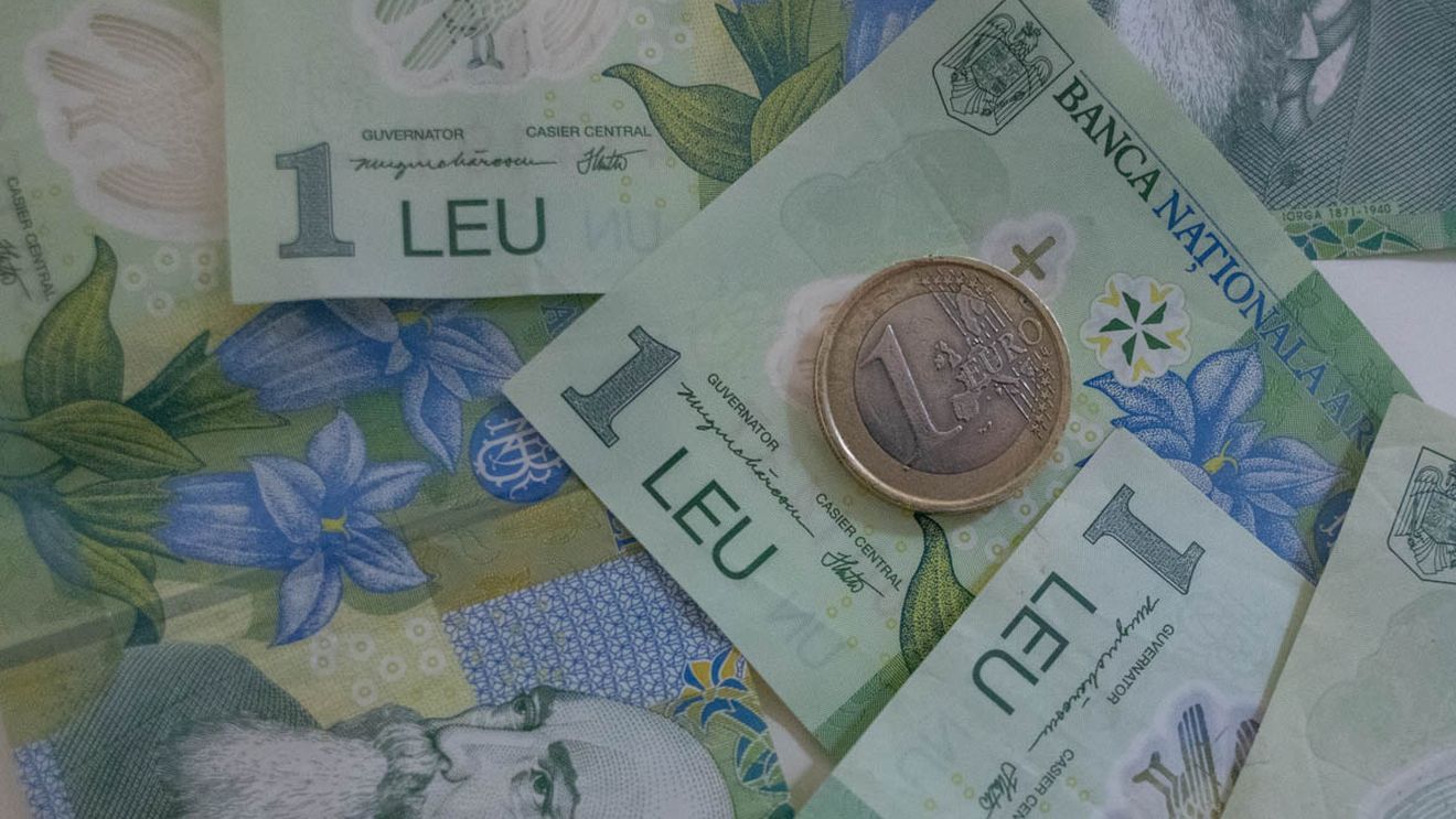 Leul crește ușor joi în raport cu euro / Purtătorul de cuvânt al BNR: În perioada următoare probabil vom asista la variaţii ale cursului, în ambele direcţii