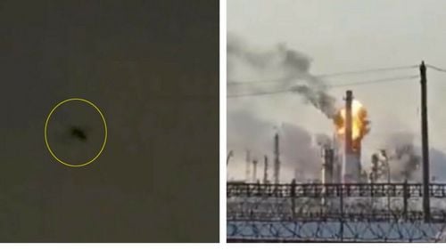 VIDEO Forțele ucrainene au lansat un nou atac masiv cu drone asupra Rusiei. Cea mai mare rafinărie Rosneft a fost avariată