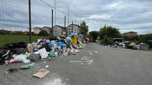 VIDEO Alba Iulia se scaldă în gunoaie de câteva luni din cauza șicanelor între firmele de salubritate. Primarul Gabriel Pleșa: Recunosc că sunt cu spatele la zid până intră în vigoare noul contract