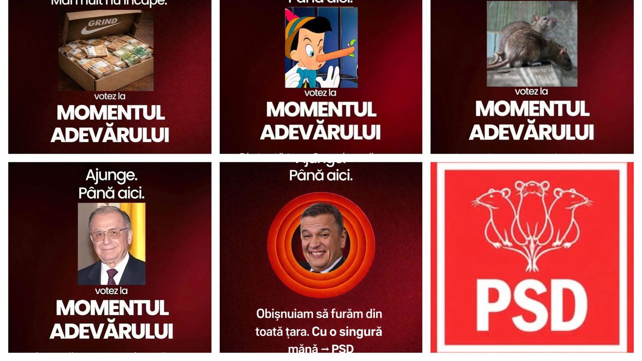 GALERIE FOTO | Festival de bășcălie la adresa PSD, după ce liderii partidului au postat pe rețele sociale afișe identice cu „Momentul Adevărului” - votul pentru debarcarea lui Ilie Bolojan