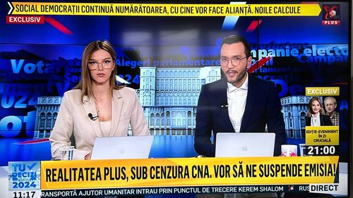 Realitatea Plus, amendă de 40.000 de lei de la CNA din cauza încălcării prevederilor referitoare la asigurarea imparţialităţii