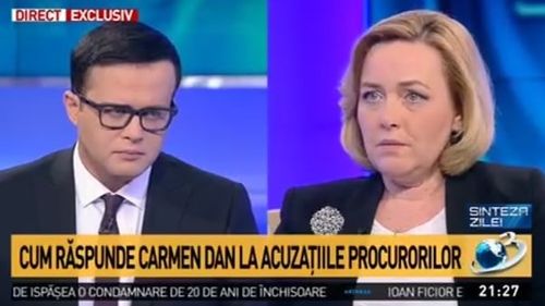 Carmen Dan: Avem 69 de persoane duse la Parchet cu probatoriu, luăm în calcul sute de persoane care au provocat violențe, despre care nu se vorbește/ Mă aștept să fiu citată la Parchet/ Voi fi bomboana pe colivă sau cireașa de pe tort