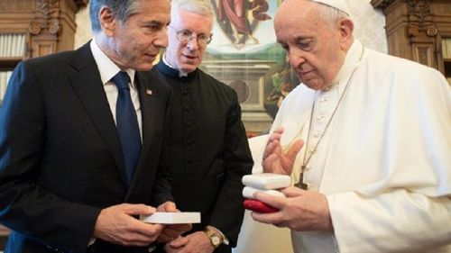 Papa Francisc, prima întâlnire cu un reprezentant al administrației Biden: discuție de 40 de minute cu Antony Blinken