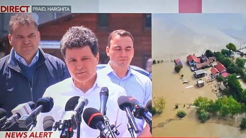 UPDATE Nicușor Dan, la Salina Praid, devastată de inundații: O situație care putea fi evitată, solicit primului ministru să trimită corpul de control, să stabilească cine sunt vinovații / Localnicii afectați vor primi compensații ca în pandemie / Am avut nişte programe de construire de diguri care nu s-au realizat