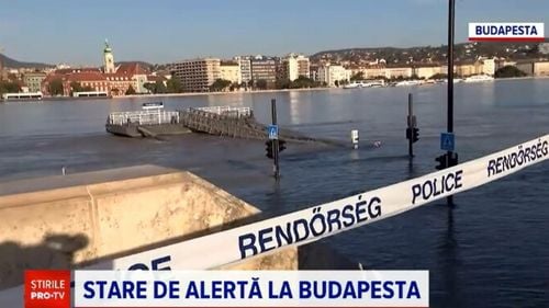 Măsură radicală luată în Ungaria. Nimeni nu mai are voie să se apropie de acest loc după ce Dunărea a atins un nivel record