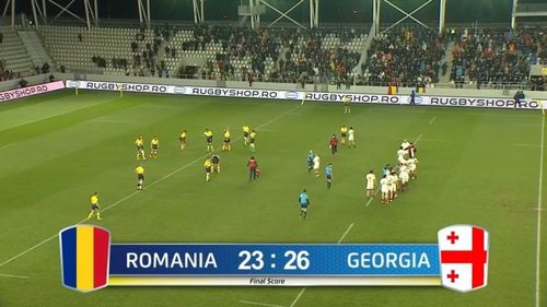 Rugby: România pierde cu Georgia, 23 - 26 și practic nu mai are nicio șansă de calificare directă la Cupa Mondială de anul viitor