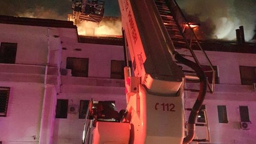 VIDEO Incendiu la Centrul Cultural și Judecătoria Cornetu, Ilfov / A fost deschis dosar penal / Activitatea se mută la Judecătoria Buftea, vor fi dezbătute dosarele urgente