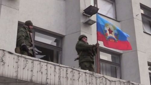 Separatiștii pro-ruși susțin că au preluat controlul clădirilor guvernamentale din Rubijne, regiunea Lugansk