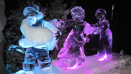 Cel mai mare parc tematic din lume dedicat statuilor de gheaţă a atras un milion de vizitatori