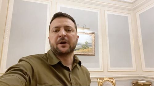 Zelenski a ajuns duminică în Danemarca, la o bază a forţelor aeriene din sudul țării