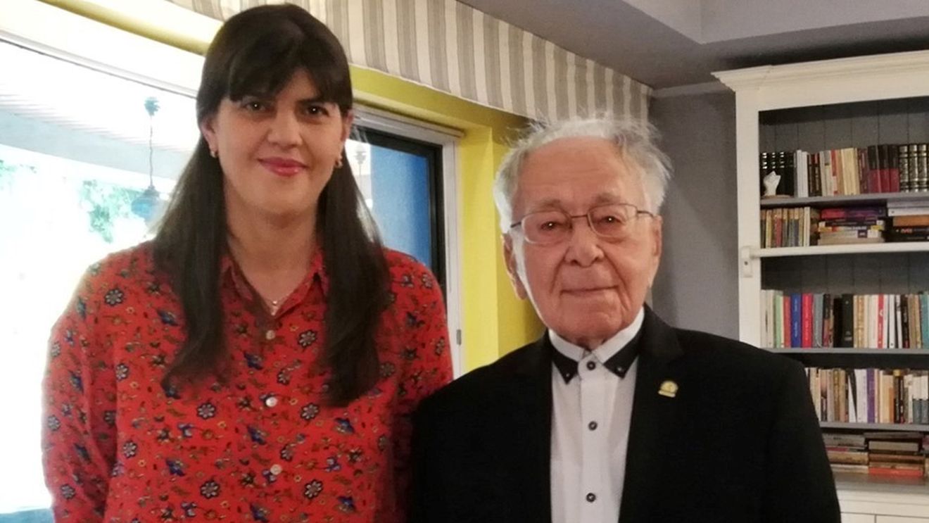 Mihai Șora, după desemnarea Laurei Codruța Kovesi procuror-șef european: Așa arată un binom zâmbitor și bucuros