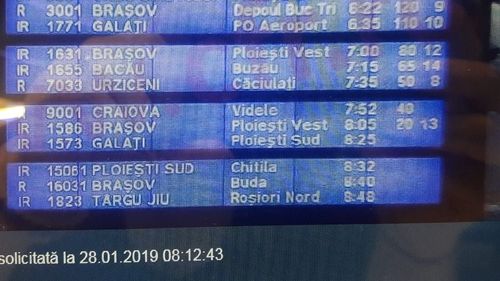 Probleme la alimentarea cu energie electrică în Gara de Nord / Sunt întârzieri ale trenurilor și la sosiri, și la plecări