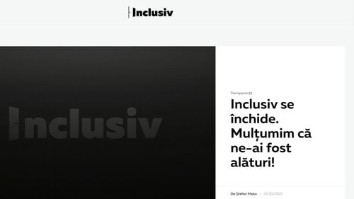Proiectul de jurnalism independent „Inclusiv” se închide. Fostul fondator Victor Ilie, despre proiect: „Un fel de Caritas de presă”