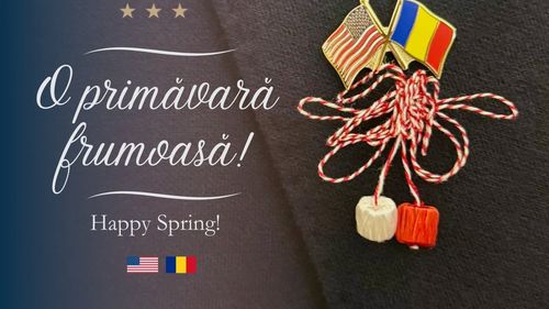 Ce comentarii a stârnit o postare de mărțișor a Ambasadei SUA la București după cearta Trump-Zelenski / ”Pentru mărțișor ce ar trebui să vă oferim? Ce resurse naturale ați avea nevoie?”/ ”Dacă nu avem costum, putem purta un mărțișor?”