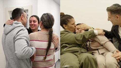 VIDEO Cele patru prizoniere israeliene eliberate de Hamas se reunesc cu familiile lor / 200 de prizonieri palestinieni au fost eliberați din închisorile israeliene