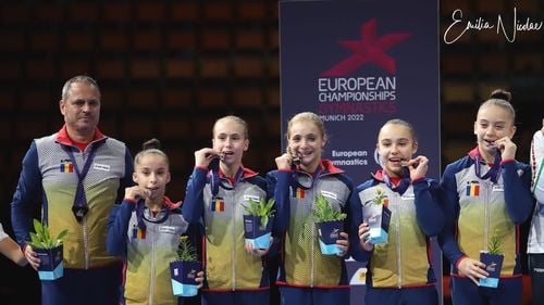 Două medalii de argint pentru România la Campionatele Europene de Gimnastică pentru juniori / Amelia Ghigoarță e vicecampioană europeană la individual compus