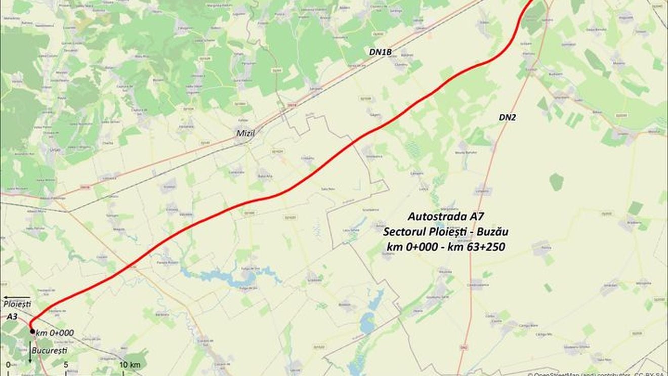 Autostrada A7 către Moldova: Guvernul a aprobat primele exproprieri din Prahova pentru tronsonul Ploieşti – Buzău. Ofertele pentru construirea primului lot pot fi depuse până pe 24 august