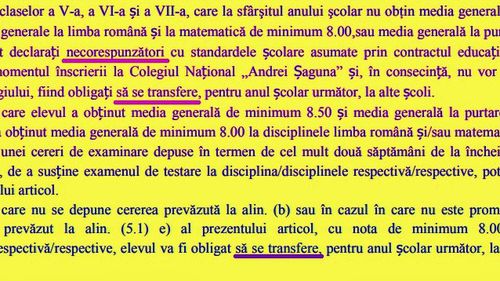 Trei colegii din Brașov îi încurajează să plece pe elevii de gimnaziu cu medii sub 8 la finalul fiecărui an. Inspectorul școlar: Sunt școli de masă, dar trebuie să ținem cont de istoricul și de rezultatele lor în competițiile școlare