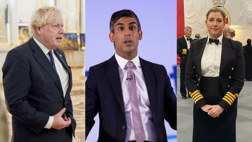 Cine sunt cei trei posibili candidați la șefia Partidului Conservator și a guvernului britanic: Rishi Sunak, Boris Johnson și Penny Mordaunt