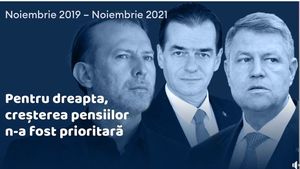 VIDEO PSD și Ciolacu, atac frontal la președintele Iohannis și la foștii lideri PNL, Cîțu și Orban: Într-un videoclip ca de campanie, acuză faptul că ”pentru dreapta creșterea pensiilor n-a fost prioritară”