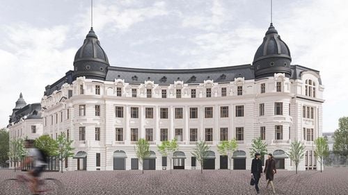 Fostul Palat BCR din centrul Capitalei va fi restaurat și transformat în hotel de lux / Nicușor Dan a anunțat semnarea autorizației / Cum va arăta clădirea monument restaurată (foto&video)