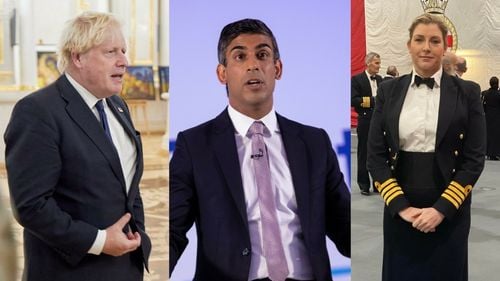 Cine sunt cei trei posibili candidați la șefia Partidului Conservator și a guvernului britanic: Rishi Sunak, Boris Johnson și Penny Mordaunt