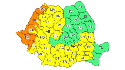 Meteorologii anunţă un val de căldură: Până miercuri seară, este cod galben şi cod portocaliu de caniculă în 30 de judeţe / Temperaturile vor ajunge la 39 de grade