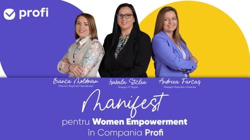 Oamenii de la PROFI susțin succesul la puterea feminin