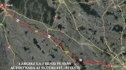 Au fost depuse 13 oferte de la companii din șase țări pentru proiectul lărgirii la trei benzi a Autostrăzii București - Pitești